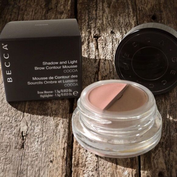 RARE Discontinued New BECCA Shadow & Light Brow Contour Mousse in Cocoa Makeup - Picture 1 of 3
